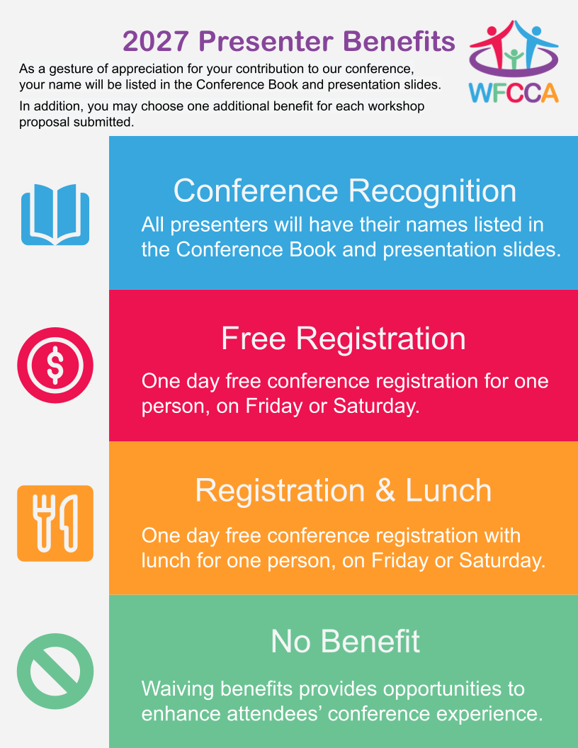 Presenter benefits